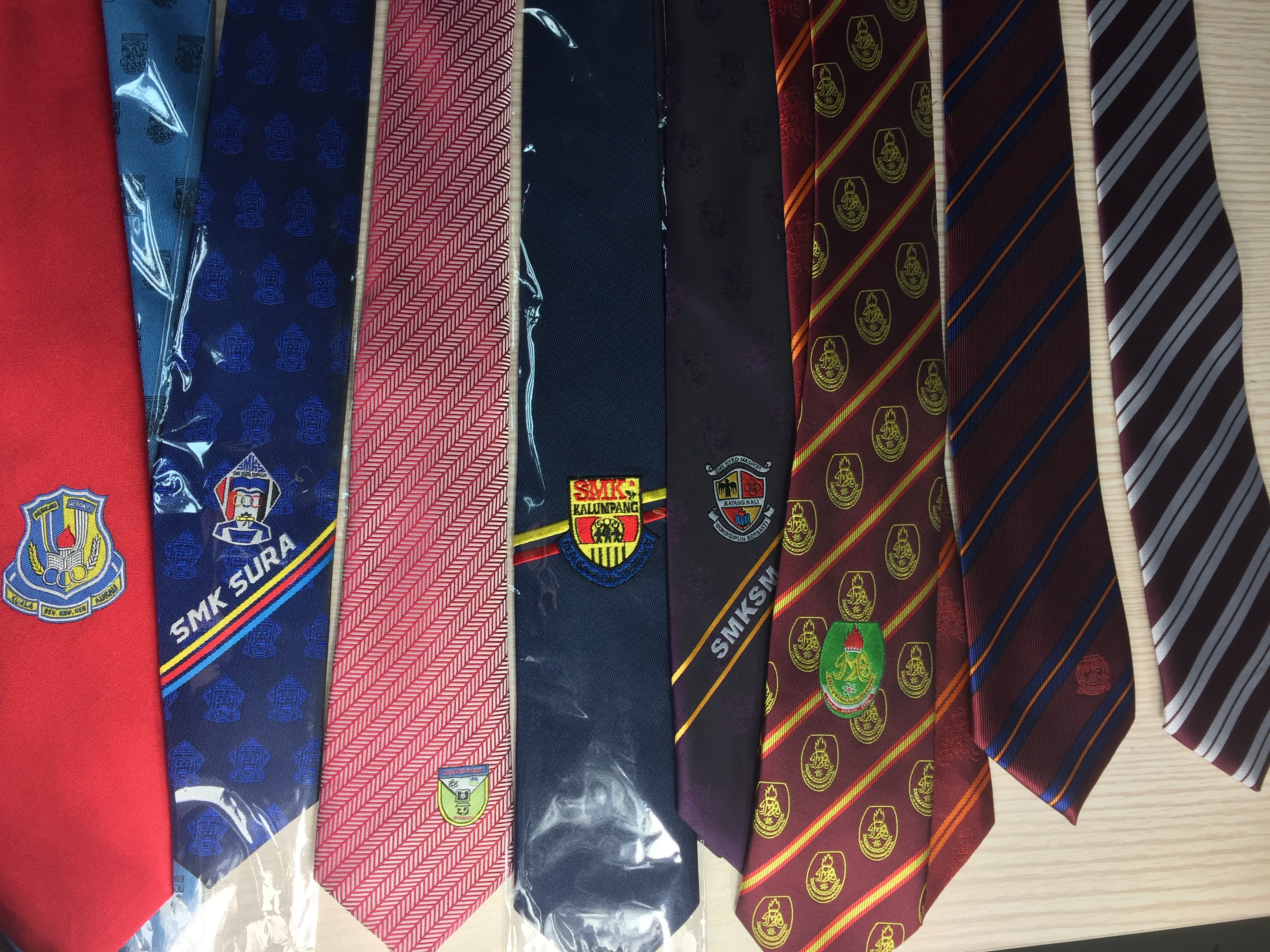 Corporate uniform custom ties